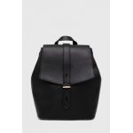 Answear Lab ghiozdan de piele femei, culoarea negru, mic, neted