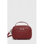 Answear Lab poseta de piele culoarea rosu