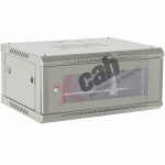 Cabinet metalic de perete 19', tip rack wallmount, 4U 600x450 mm, Xcab Gri