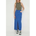 G-Star Raw fusta jeans maxi, drept