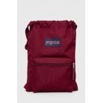 Jansport sac culoarea bordo, cu imprimeu