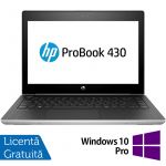 Laptop Refurbished HP ProBook 430 G6, Intel Core i3-8145U 2.10 - 3.90GHz, 8GB DDR4, 256GB SSD, 13.3 Inch Full HD, Webcam + Windows 10 Pro