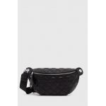 Answear Lab borseta de piele culoarea negru