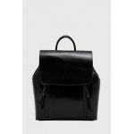 Answear Lab ghiozdan de piele femei, culoarea negru, mic, neted