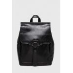 Answear Lab ghiozdan de piele femei, culoarea negru, mic, neted