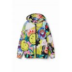Desigual hanorac de bumbac pentru copii cu glugă, modelator
