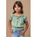 Mayoral bluza copii culoarea verde, neted