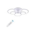 LUSTRA LED CERCURI EN GROSS, 100W CU 6 BRATE 3 CULORI+IR 830mm x 140mm