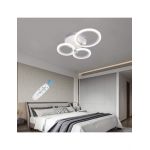 LUSTRA LED CERCURI EN GROSS, 40W CU 3 BRATE 3 CULORI+IR 440mm x 150mm