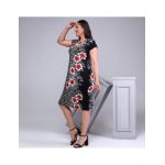 Rochie batal,cu imprimeu flori, en-gross