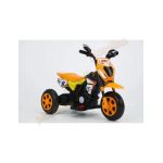 Tricicleta pedala electrica LM_portocaliu Engros