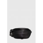 Answear Lab borseta de piele culoarea negru