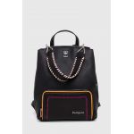 Desigual rucsac culoarea negru, mare, cu imprimeu