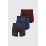 Hollister Co. boxeri 3-pack barbati, culoarea albastru marin