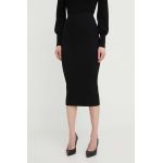 Silvian Heach fusta culoarea negru, midi, creion