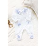 Tartine et Chocolat costum bebe culoarea alb