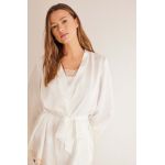 women'secret halat culoarea alb