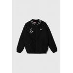 adidas geaca bomber pentru copii culoarea negru