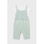 Mayoral Newborn set de bumbac pentru bebelusi culoarea turcoaz