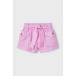 Mayoral pantaloni scurti copii culoarea violet, neted