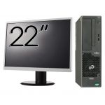 Pachet Second Hand Calculator Fujitsu Primergy MX130 S2, AMD FX-4100 3.60GHz, 8GB DDR3, 500GB HDD + Monitor 22 Inch