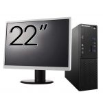 Pachet Second Hand Calculator Lenovo S510 SFF, Intel Core i7-6700 3.40GHz, 8GB DDR4, 256GB SSD + Monitor 22 Inch