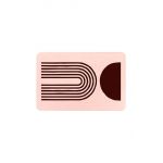 Artsy Doormats covoraș de baie Abstract Half Moon