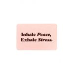 Artsy Doormats covoraș de baie Inhale Peace Exhale