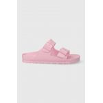 Birkenstock papuci Arizona EVA femei, culoarea roz, 1027355