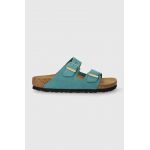 Birkenstock papuci din nubuc Arizona culoarea turcoaz, 1026537