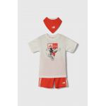 adidas compleu bebe culoarea rosu