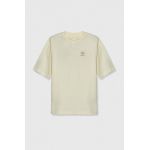 adidas Originals tricou de bumbac pentru copii culoarea bej, neted