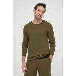 American Vintage pulover barbati, culoarea verde, light