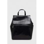 Answear Lab ghiozdan de piele femei, culoarea negru, mic, neted