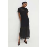 Answear Lab rochie culoarea negru, maxi, drept