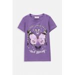 Coccodrillo tricou copii culoarea violet