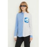 Desigual camasa femei, cu guler clasic, regular