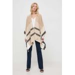 Morgan poncho culoarea bej, light