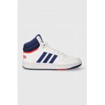 adidas Originals sneakers pentru copii HOOPS 3.0 MID K culoarea alb