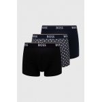 BOSS boxeri 3-pack bărbați, culoarea bleumarin 50514950