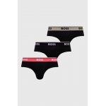 BOSS slip 3-pack bărbați, culoarea negru 50514920