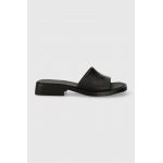 Camper slapi de piele Dana femei, culoarea negru, K201485.008