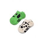 Happy Socks sosete copii Kids Dog Low Socks 2-pack culoarea verde