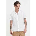 Hollister Co. camasa din amestec de in culoarea bej, regular