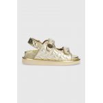 Kurt Geiger London sandale de piele Orson femei, culoarea auriu 3469661109