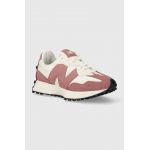 New Balance sneakers 327 culoarea roz, WS327MB