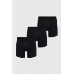 Abercrombie & Fitch boxeri 3-pack barbati, culoarea negru