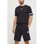 adidas pantaloni scurți bărbați, culoarea negru IP4075