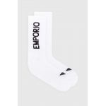 Emporio Armani Underwear sosete 3-pack barbati, culoarea alb