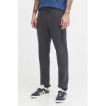 Hollister Co. pantaloni de trening culoarea gri, cu imprimeu